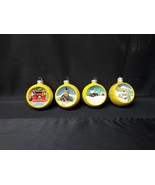 Mid Century 1975 Duncan Ceramics Hand Painted Christmas Ornament Set Of ... - $559.01 MXN