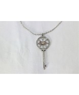 Hello Kitty Stainless Steel Necklace with Key Ribbon Pendant | Momoberry... - $1,366.57 MXN