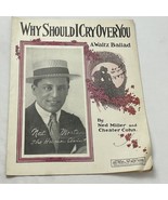 Why Should I Cry Over You Sheet Music Nat Mortan The Human Clarinet - $4.49