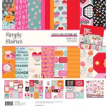 Simple Stories Collection Kit 12&quot;X12&quot;-Heart Eyes - £16.12 GBP