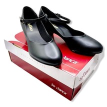 New Black Character Theatre Shoes Size 6.5 Dance Leather So Danca CH50 Salsa - £30.37 GBP