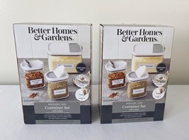 Set of 2  Better Homes Shake &amp; Store Container Sets-New In Box -6 Pieces Total - £16.98 GBP