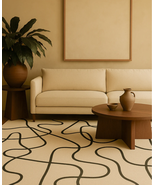 Hand Tufted Leopard Weaving carpet for living room, bedroom, sofa hall s... - $6,744.47 MXN