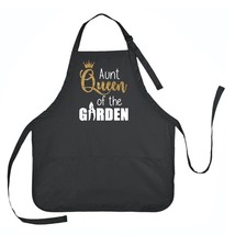 Aunt Queen of the Garden Apron, Apron for Aunt, Gardening Apron for Aunt - $18.76