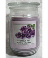 Ashland Scented Candle NEW 17 oz Large Jar Single Wick Spring LAVENDER MINT - £15.48 GBP