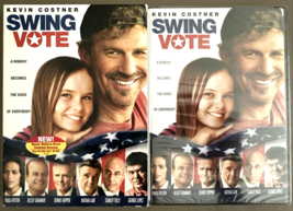 Swing Vote DVD New Factory Sealed With Slipcover Kevin Costner Rated PG-13 - $6.97 CAD