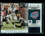 2011 Playoff Contenders Super Bowl Tickets #6 Ahmad Bradshaw 35/50 Giants - $24.74