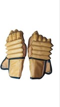 Vintage Cooper 28 Armadillo Thumb Leather Hockey Gloves - £64.54 GBP