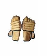 Vintage Cooper 28 Armadillo Thumb Leather Hockey Gloves - $1,534.80 MXN