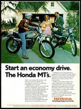 1974 Magazine Motorcycle Print Ad - HONDA MT-125, MT-250 A7 - $9.89