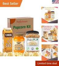 Gluten-Free Popcorn Flavor Kit: Butter Oil, Season Salt &amp; 4lbs Yellow Ke... - $1,120.91 MXN