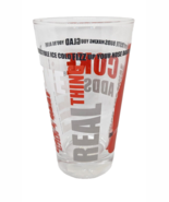 Coke Adds Life Can&#39;t Beat The Real Thing 1970s Coca-Cola Flared Glass - $10.84 CAD
