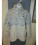 Victoria&#39;s Secret PINK Sherpa Fleece Pullover Half Zip Jacket SIZE M Wom... - $106.08 CAD
