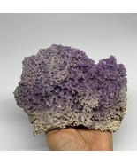 3.4 lbs, 7.4&quot;x4.9&quot;x2.8&quot;, Rough Grape Agate Crystal Mineral Specimens,B32634 - £481.91 GBP