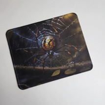 Office Computer Desk Mouse Pad Entomology Lovers Yellow Spider 10&quot;x8&quot; - $2.96