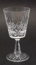 Vtg WATERFORD Kylemore Hand Cut Crystal 6-3/4&quot; Water Wine Goblets Glasse... - $30.84