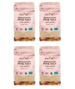 Lot 4 x SALT84 Himalayan Pink Salt Fine Grain Vegan Kosher Halal 1 LB/Ba... - £21.89 GBP