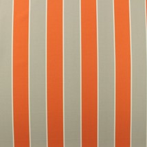 P KAUFMANN ODL CABANA STRIPE TANGERINE ORANGE OUTDOOR INDOOR FABRIC BTY ... - £10.70 GBP