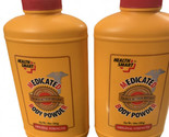 2 Health Smart Medicated Body Powder With Talc Like Gold Bond Original 1... - £27.05 GBP