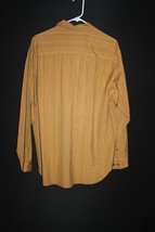 Tommy Bahama Men&#39;s Size Large 100% Silk Long Sleeve Casual Shirt Mustard Yellow - £21.57 GBP