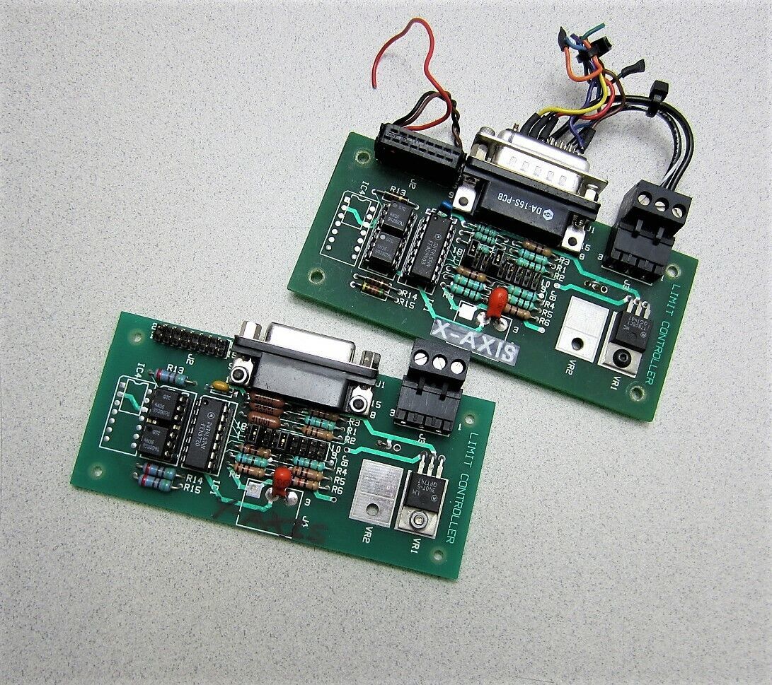 Limit Controller Circuit Boards X-Axis, Y-Axis One Each - $39.27