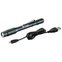 Streamlight Stylus Pro USB LED 350 Lumen Penlight with USB Charge Cord - Black - $2,588.64 MXN