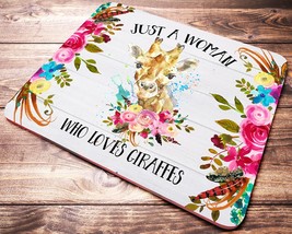 Giraffe Mouse Pad, Desk Accessories, Mouse Pads For Women, Funny Quote Mouse Pad - £11.18 GBP