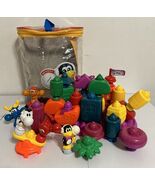 Vintage 2004 Fisher Price Pop Onz Building 30 Piece Lot Bundle Penguin M... - €17,17 EUR
