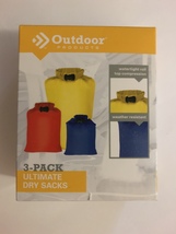 Outdoor Products Ultimate Dry Sack 3-Pack - £11.95 GBP