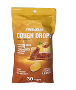 FREEGELLS Honey Lemon Cough Drops Soothes Sore Throat Anesthetic 30 Drop... - £6.16 GBP