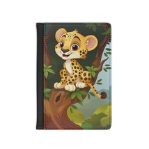 Passport Cover for Kids Cute Cartoon Cheetah Sitting On a Tree | Passpor... - $29.99