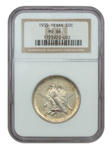 1935 50C Texas NGC MS66 - £299.65 GBP
