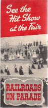 1940 NEW YORK WORLD&#39;S FAIR Railroads on Parade 12-page illustrated brochure - €12,85 EUR