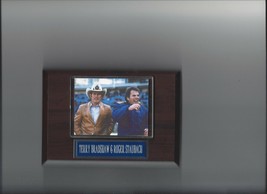 Terry Bradshaw &amp; Roger Staubach Plaque Dallas Cowboys Steelers Football Nfl - £3.01 GBP