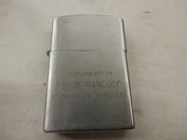 vintage pocket lighter Frank Mancuso Standard Oil Products advertising Barlow - $49.99