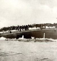 Arethusa Ship Sinking WW1 Print 1917 End Of The Blucher Torpedo British ... - $34.99