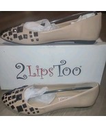 New 2 Lips Too Paige  Womens  Flats Slip On Studded Casual Shoes  7.5 - $176.89 MXN