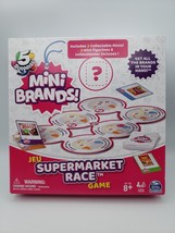 Mini Brands Supermarket Race Game Family Fun Spinmaster New Sealed Ships Fast! - $9.79