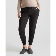 Quince Womens Tencel Jersey Maternity Under Belly Lounge Joggers Black XS - £15.14 GBP