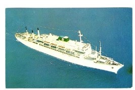 Moore McCormack Postcard SS BRASIL &amp; Argentina 1969 Written Sea Posted Uruguay - £19.39 GBP