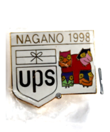 UPS United Parcel Service Logo Nagano 1998 Olympic Mascot Owls Japan Fla... - $27.22 CAD