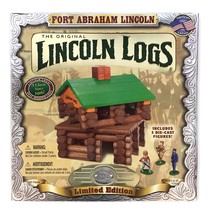 Lincoln Logs 2002 Limited Edition Centennial Fort Abraham Lincoln Tin Bo... - $93.15