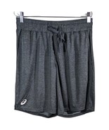 ASICS Shorts Front Drawstring Mens Size Large L with Pockets Dark Gray H... - £26.02 GBP