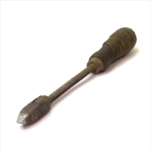 Vintage Primitive Copper Blowtorches Soldering Iron Tool Wood Handle Copper Tip - £8.88 GBP