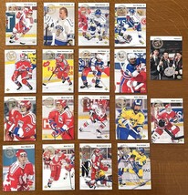 NHL Upper Deck World Junior Championship Sweden &#39;93 Lot Of 18 Hockey Cards - £20.18 GBP