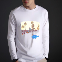 Hotel California Men&#39;s White Longsleeve T-Shirt - $14.99