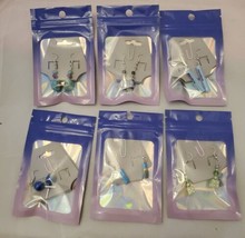 Sugar Skull Dice LolliPops  &amp; Candy Lot Of 6 Handmade Novelty Earrings - £10.22 GBP