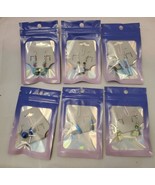 Sugar Skull Dice LolliPops  &amp; Candy Lot Of 6 Handmade Novelty Earrings - £10.11 GBP