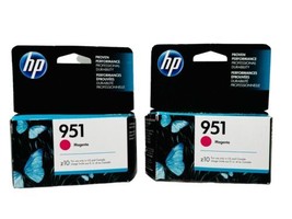 Set Of 2 Genuine HP 951 Magenta OfficeJet 251dw 276dw 8100 8630 8600 870... - £12.65 GBP