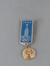 Vintage Summer Olympic Games Pin - Moscow 1980 Wrestling Event - Medalli... - $15.00